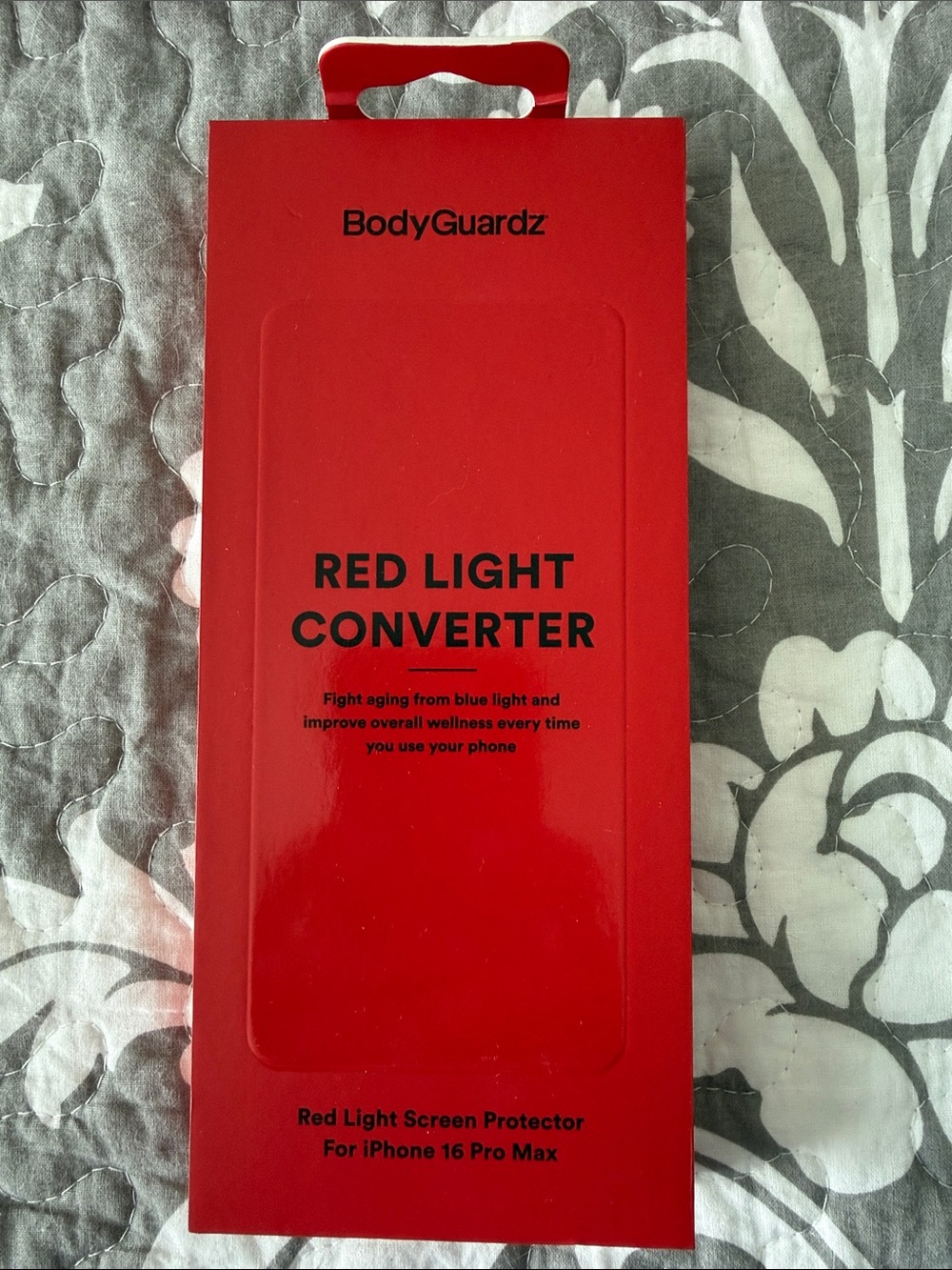 BodyGuardz Red Light Converter Screen Protector for iPhone 16 Pro Max